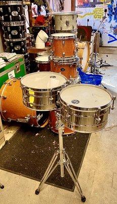 He hooked me up with these awesome LP timbales