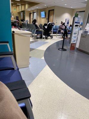 Emergency room waiting area