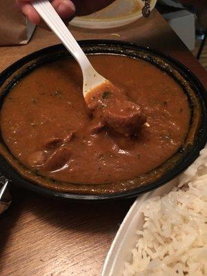 Curry lamb. Delicious and very flavorful