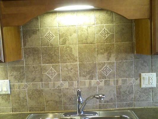 custom backsplash