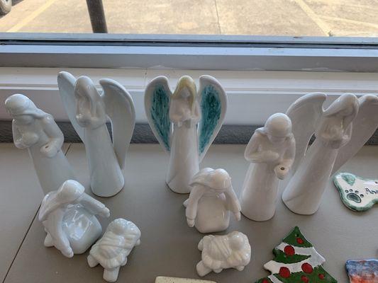 Nativity pieces