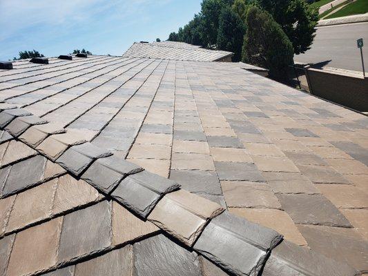 Slate Roofing Install