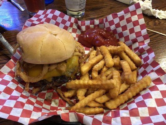 Big Tex and fries