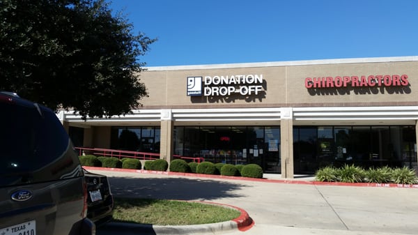 Mainly donation center with small store of books and things