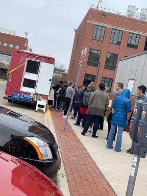 TAZA's food truck at ISU ( Ames).