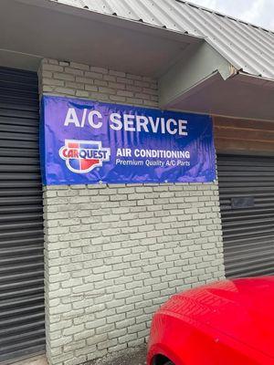 A/C service.  Air Conditioning Service