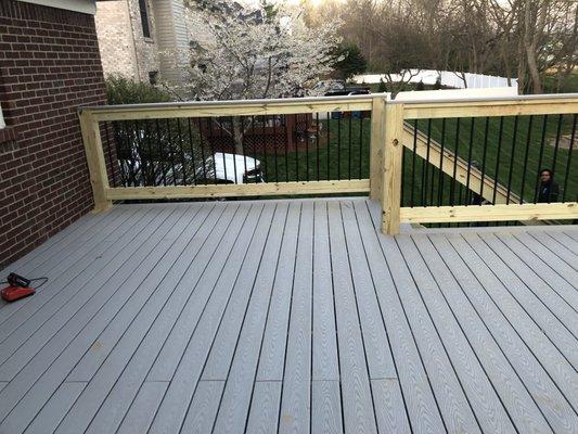 Composite deck in Forest Springs