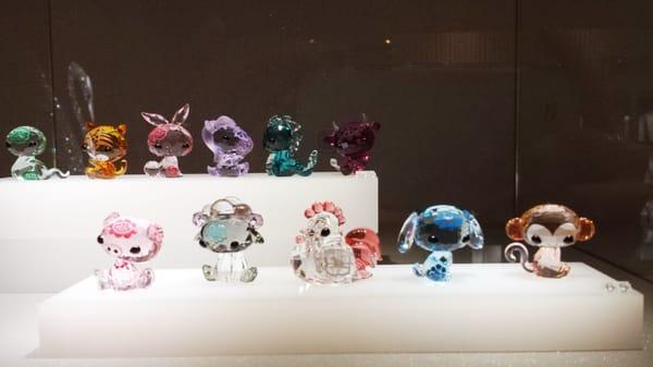 Cute and colorful zodiac figurines