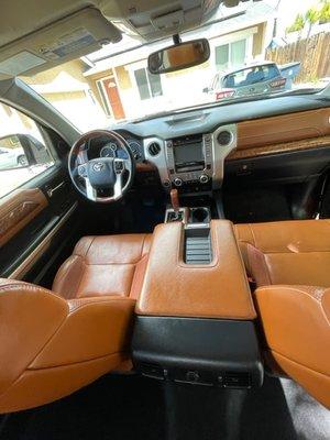 Interior Leather Conditioning