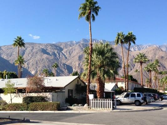 View of the San Jacinto mountains