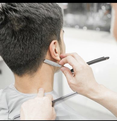 Every haircut includes a Neck Shave!