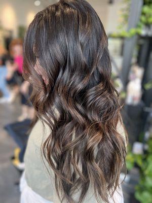 Brunette highlights