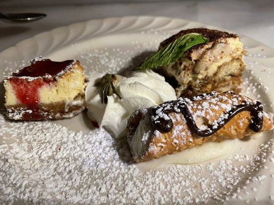 Dessert sampler