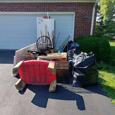 Junk Force can clean out your driveway