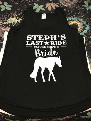 Bachelorette Tanks