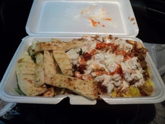 Chicken & Rice with Pita