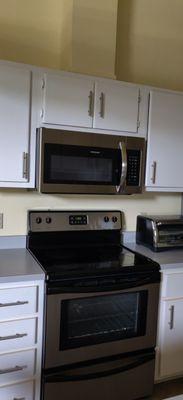 Clean and professional microwave install!