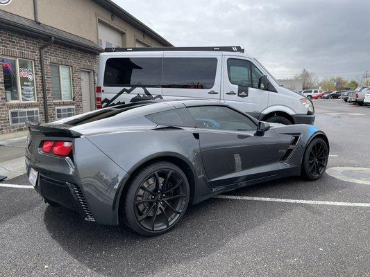 2015 Corvette with 20% Xpel ceramic tint