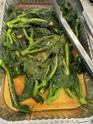 Chinese broccoli in oyster sauce