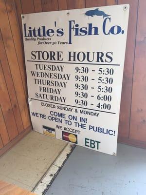 Store hours