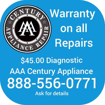 Appliance Repair Warranty.