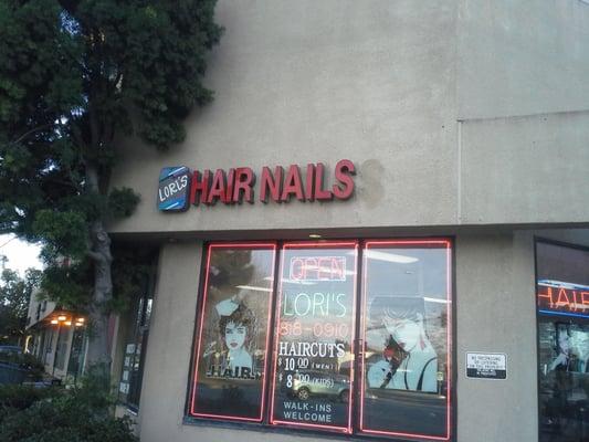 Lori's Hair & Nails Store Front, Ardenwood Plaza Shopping Center, Fremont, CA.