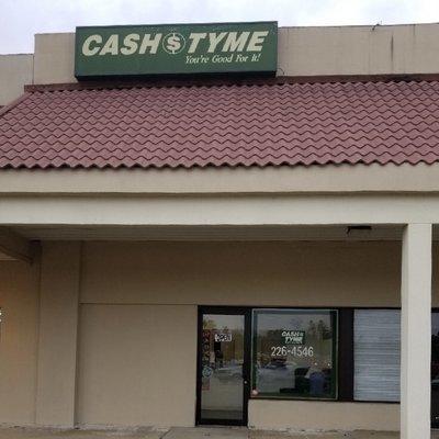 Old Cash Tyme sign