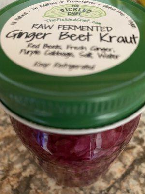 Ginger beet kraut