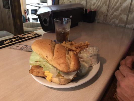 The "Huge Fish Sandwhich"