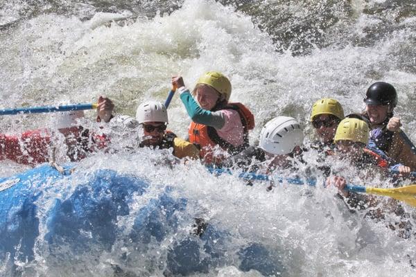 Whitewater rafting on the Hudson River!  Family fun and fun for all occasions!