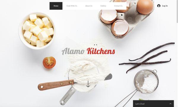 Check out our new website at www.alamokitchen.com