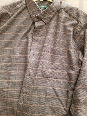 Cotton and wool blend shirt, just out of the box