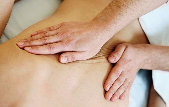 Tuina to promote circulation and relieve pain.