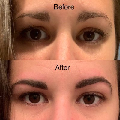 Eyebrow shaping and threading