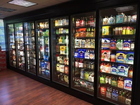 Great selection of Craft, Domestic & Imported Beers! (It's also a walk-in cooler with tons of 30 and 24 packs!)