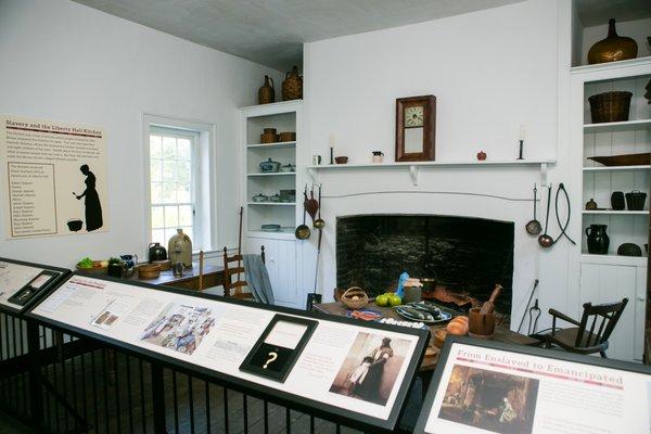 Liberty Hall kitchen exhibit