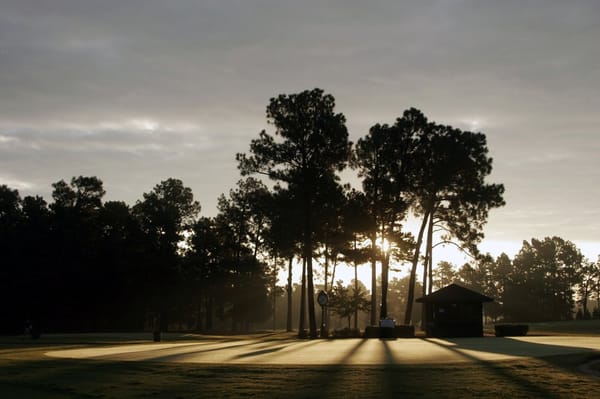 Sunrise over Pinehurst No.2