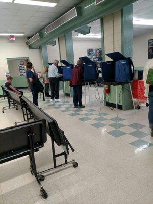 Cafeteria voting for big elections