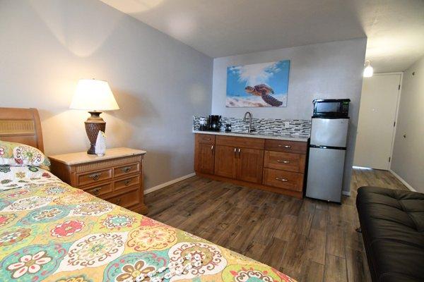 This studio condo is a great place to rest while you are out exploring the Big Island of Hawaii.