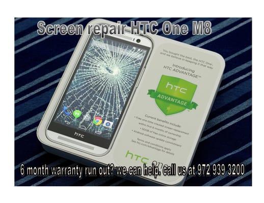 Htc One m8 Screen Repair