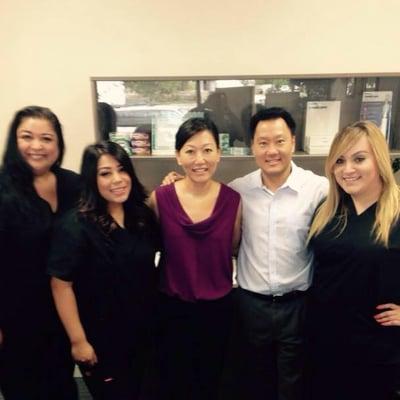 Susan (Office Manager/RDA) ,Dolores (DA) Dr Karen, Dr Johnny & Marissa (DA)