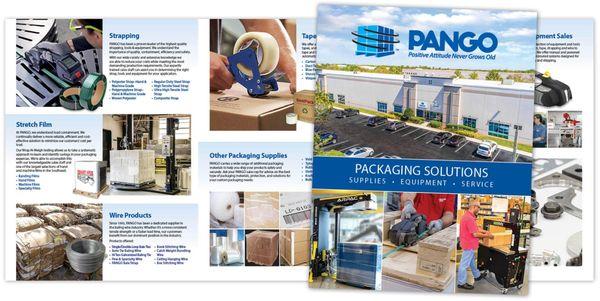 Brochure design for Pango Sales, Inc. of Riverside, FL