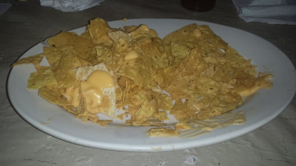 Don't get the nachos, or should  I  say crumbles?  This was under the couple of whole chips....stale too.