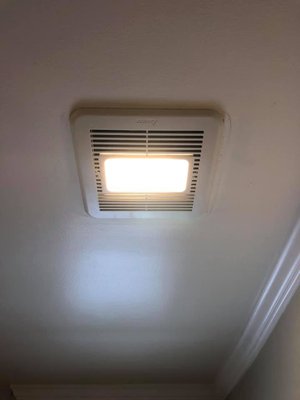 Bathroom ventilation fan