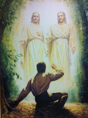 God and Jesus appearing the the boy Joseph