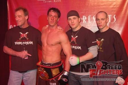 Kyle Rigby winning the New Breed MMA title... RIP champ