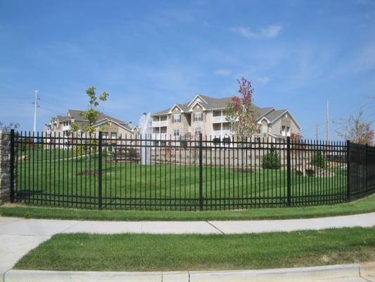 Metal Fence installed by Whittington Fence