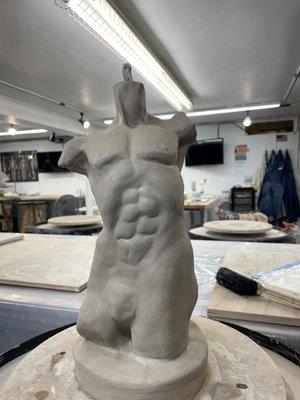 Torso sculpture