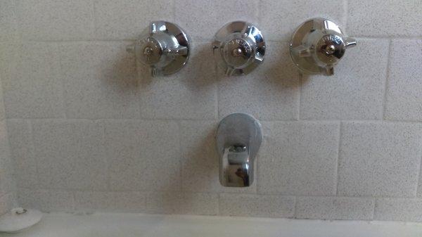 Three Handle Faucet Installation