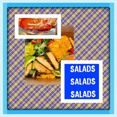 Montage of images from Salads Salads Salads